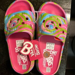 Vans Barbie Vr3 cush size 8 NWT TRIPPY PINK!